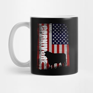 Carnivore American Flag July 4th Mug